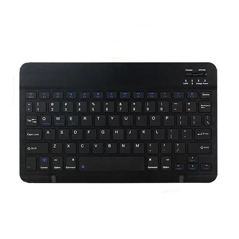 Недавно 7/10 дюймов ультра тонкий Беспроводной клавиатура Bluetooth 3,0 для Ipad/Iphone/Macbook/PC компьютер/планшетный ПК с системой андроида