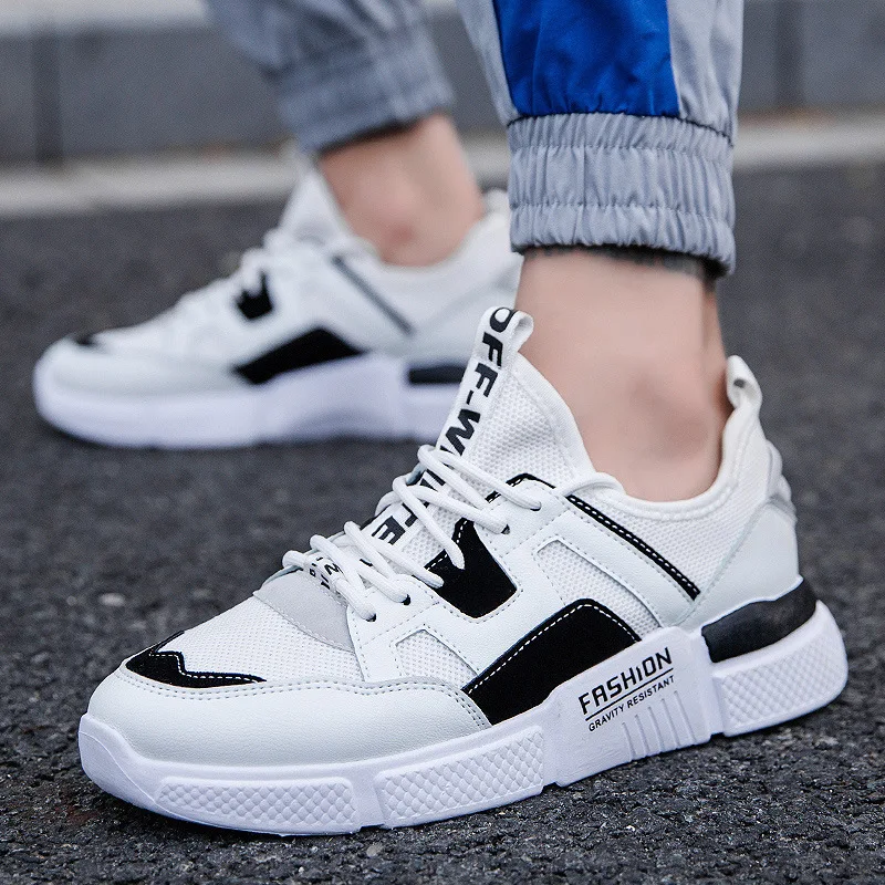 

INS Men Shoes Trendy Shoes 2019 Autumn New Style Korean-style Trend Breathable Versatile Mesh Shoes Casual Sports Shoes