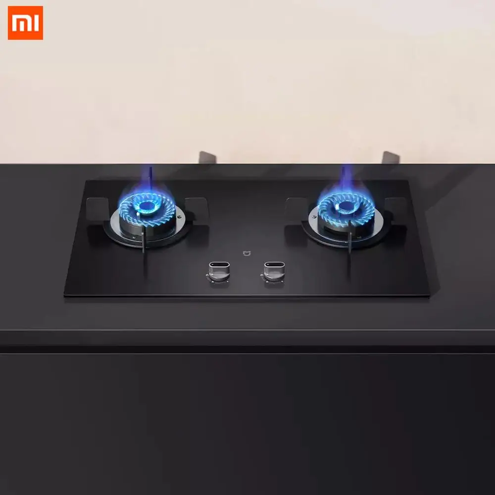 

Xiaomi Mijia Smart Gas Stoves Built-in Desktop Dual Use Double-stove 4200W Firepower Embedded Natural petroleum Gas Cooktop