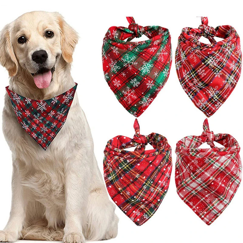 Kikker Makkelijk te lezen Electrificeren Kerst Hond Bandana Kraag Huisdier Katoen Plaid Driehoekige Sjaal Snowflake  Print Slabbetjes Voor Puppy Honden Xmas Grote Hond Accessoires|Hond  Accessoires| - AliExpress