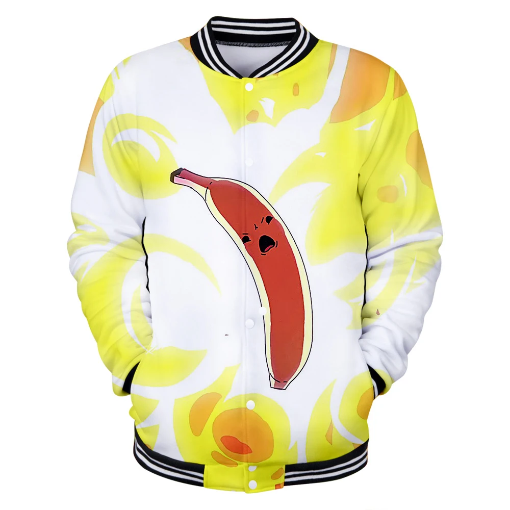 My friend Pedro 3D hoodies banana Baseball uniform 2019 new Men/Women spring Casual Harajuku Baseball Jackets clothes 4XL