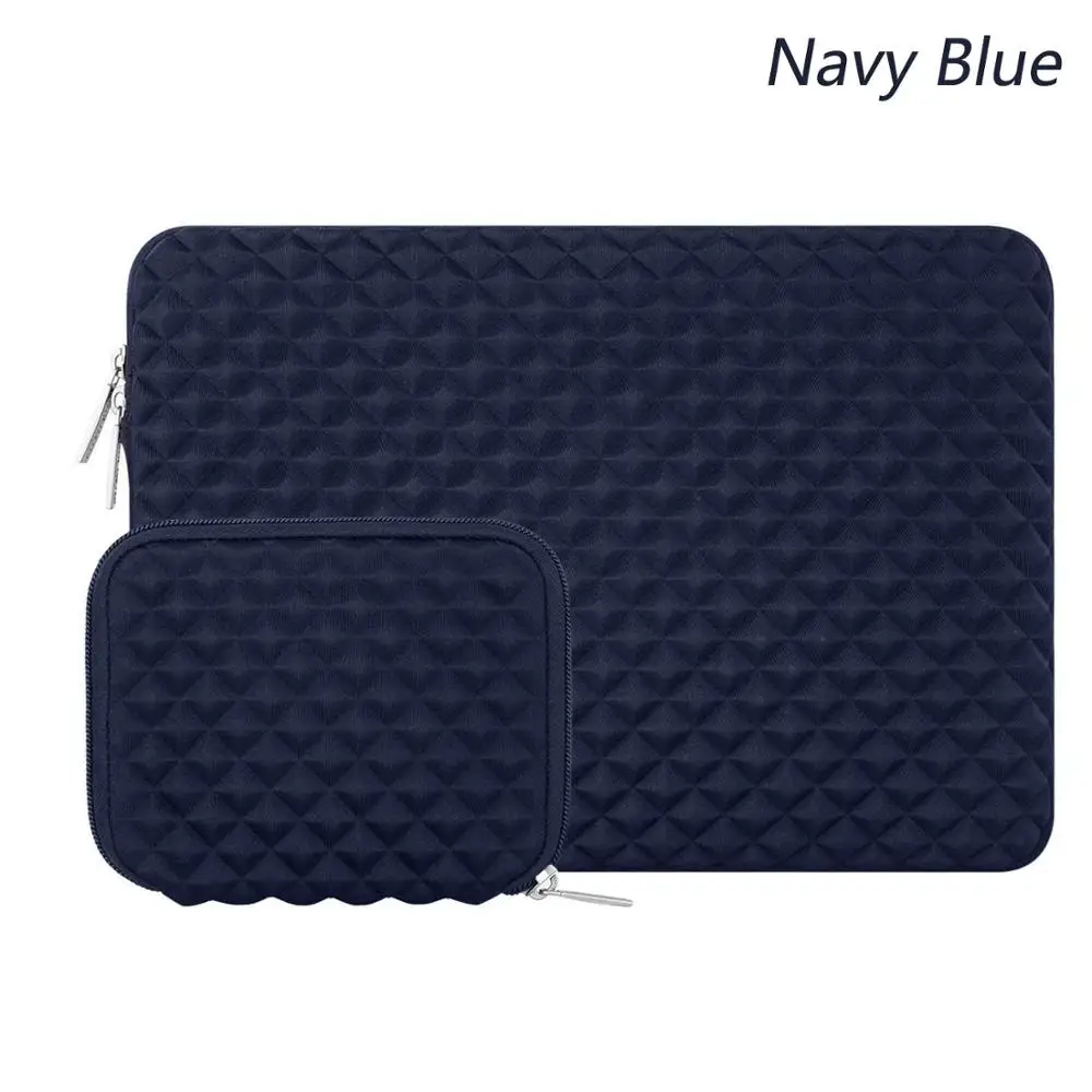 Сумка для ноутбука MOSISO 11, 12, 13,3, 14, 15, 15,6 дюймов, сумка для ноутбука, чехол для Macbook Air 13, Pro 13, 15, чехол для ноутбука с сенсорной панелью, сумка - Цвет: Navy Blue Color