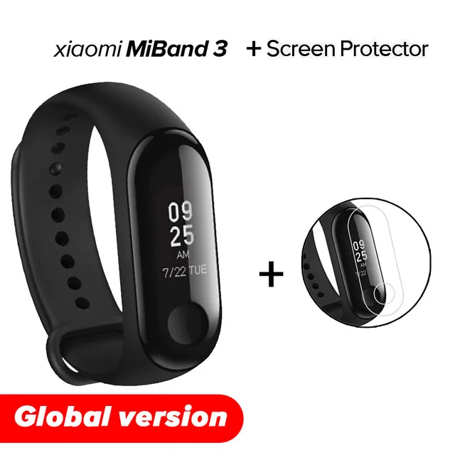 Xiao mi Band 3 mi band 3 фитнес-трекер пульсометр 0,78 ''OLED дисплей Bluetooth 4,2 для Android IOS - Цвет: Global N Film