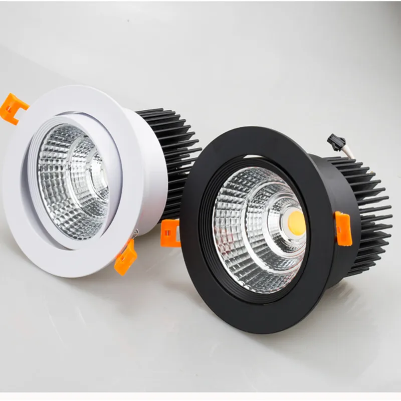 LED Downlight LED Super bright dimmable recessed lez light COB 3W 5W 7W 12W 15W 20W 25W led spot light decoration LED ceiling la