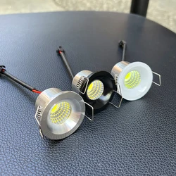 1/4 Pcs Recessed 3W Led Cabinet Mini Spot light 110V 220V Downlight Jewelry Show Include Driver for Leds Ceiling Lamp
