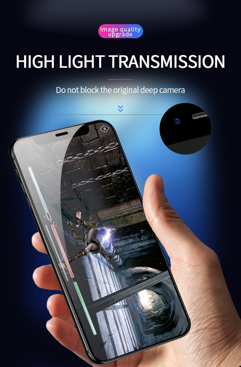 Защитное закаленное стекло для iphone 5 5s 6 6s 7 8 Plus X XR XS Max 11 Pro Max полное покрытие защита экрана стекло защитная пленка