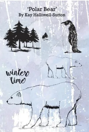 

Polar bear Transparent Clear Stamp for DIY scrapbooking/Card Making C581