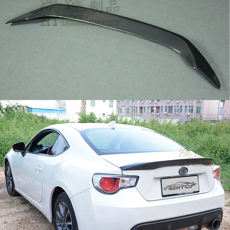Для Toyota GT86 Subaru BRZ Scion FR-S FRP/углеродное волокно авто спойлер заднего багажника крыла