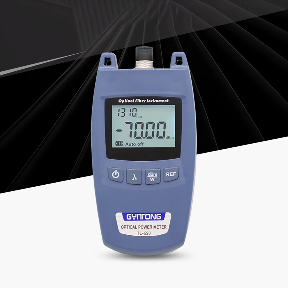 Mini TL-520 de alta precisión, medidor de potencia óptico, interfaz Universal, medidor de atenuación de fibra óptica