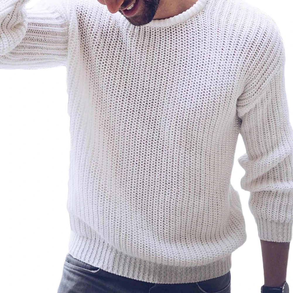 Осень зима модный винтажный дизайн мужской вязаный свитер пуловер Топ Рождественский подарок