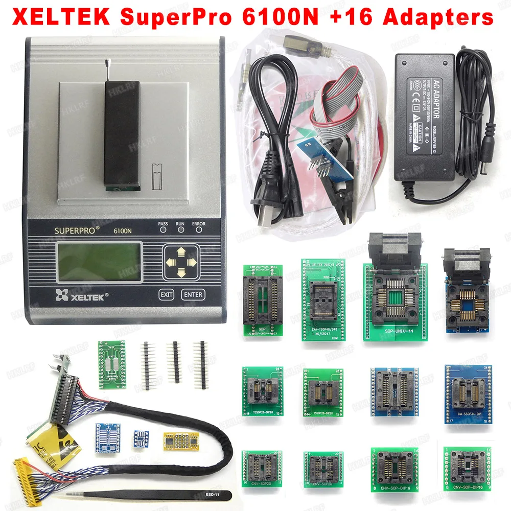 Новый и оригинальный программатор XELTEK SUPERPRO 6100 6100N с универсальным чипом IC