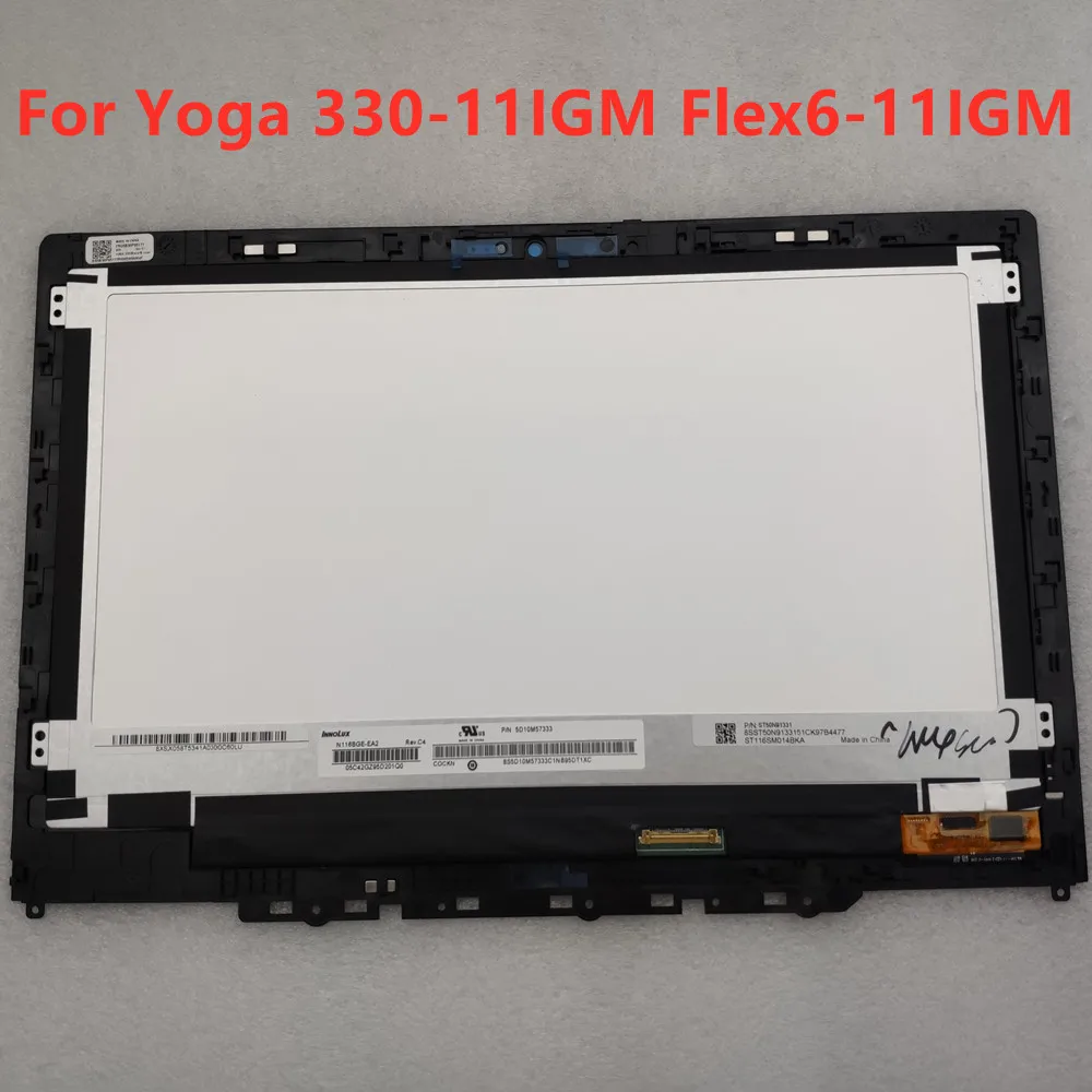 

ЖК-экран 11,6 дюйма для Lenovo Yoga 330-11IGM Flex 6-11IGM