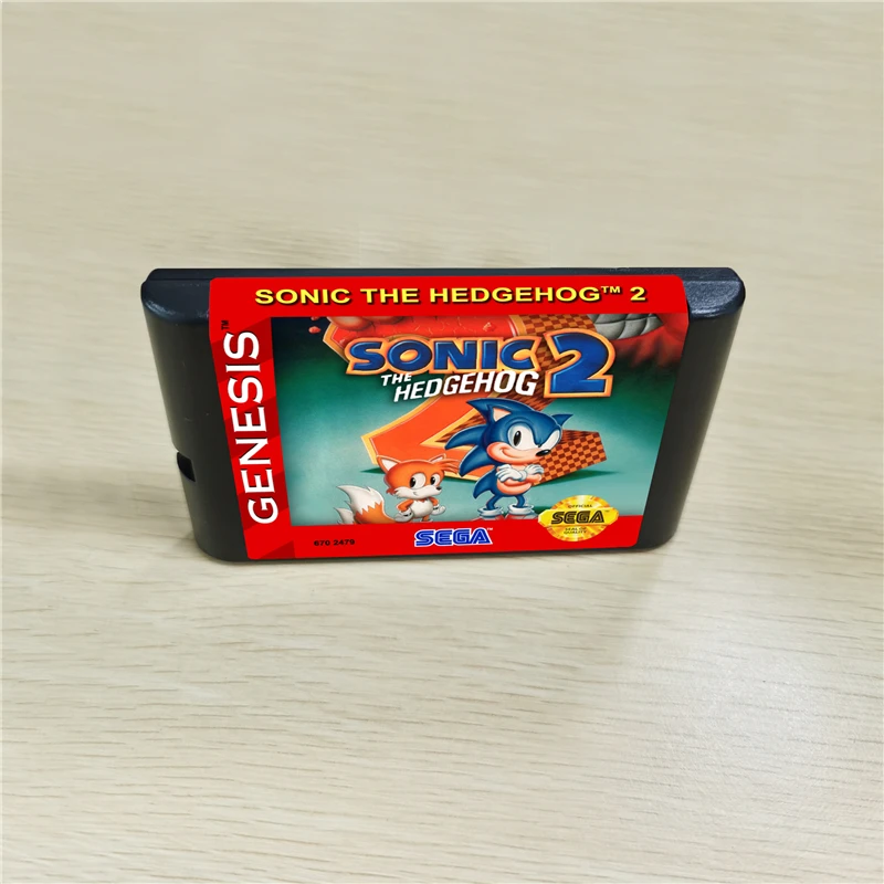 Картридж для игровой консоли Sonic the hedgehog 2 16 bit MD|Запасные части| |