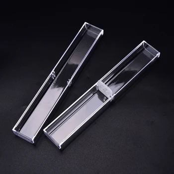 

1Pc Crystal Acrylic Microblading Pen Box Caneta Microblading Tebori Display And Storage Box Brow Tattoo Supplies