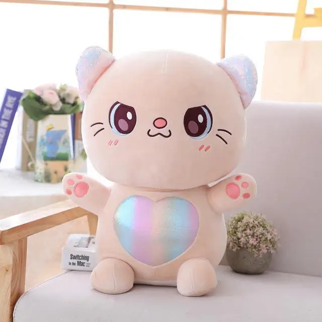 Горячая мультфильм милая кукла кошка плюшевая игрушка кот ребенок аппетитная игрушки декорация для дома подарок на день рождения детские игрушки плюшевые куклы для девочек - Цвет: 3