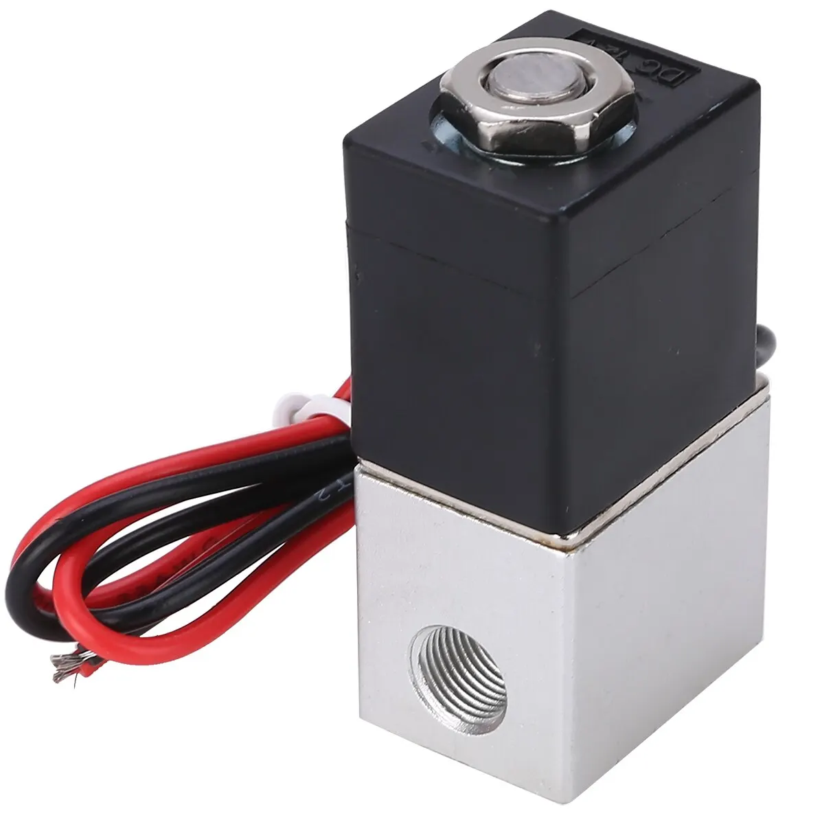 1Pc Stainless steel Electric Solenoid Valve New Solenoid Valve DC 12V 1/8" Electric Solenoid Valve for Water Air