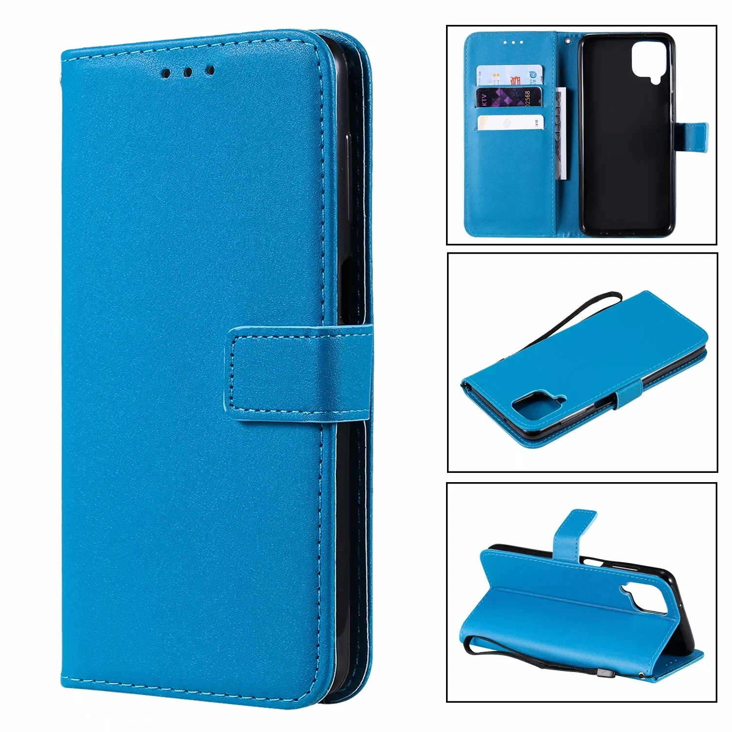 Custodia a portafoglio in pelle per Samsung Galaxy A10 A12 A20e A31 A32 A40 A41 A50 A51 A52 A70 A71 A21s A3 A5 A6 A7 A8 Protect_voghion.com