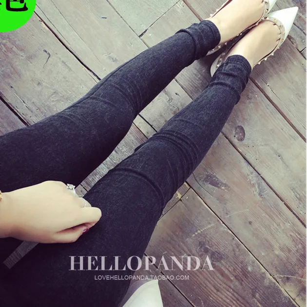 

Maternity Clothes Autumn And Winter New Style Korean-style Fashion Washing Snowflake Denim-like Fabric Elasticity Pregnant Women