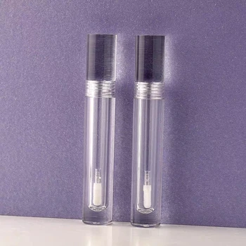 

Clear PETG Lip Gloss Tube Packaging 5.5 ML Empty 20/50 Pieces Transparent Clear Lip Gloss Tube With Wand Containers