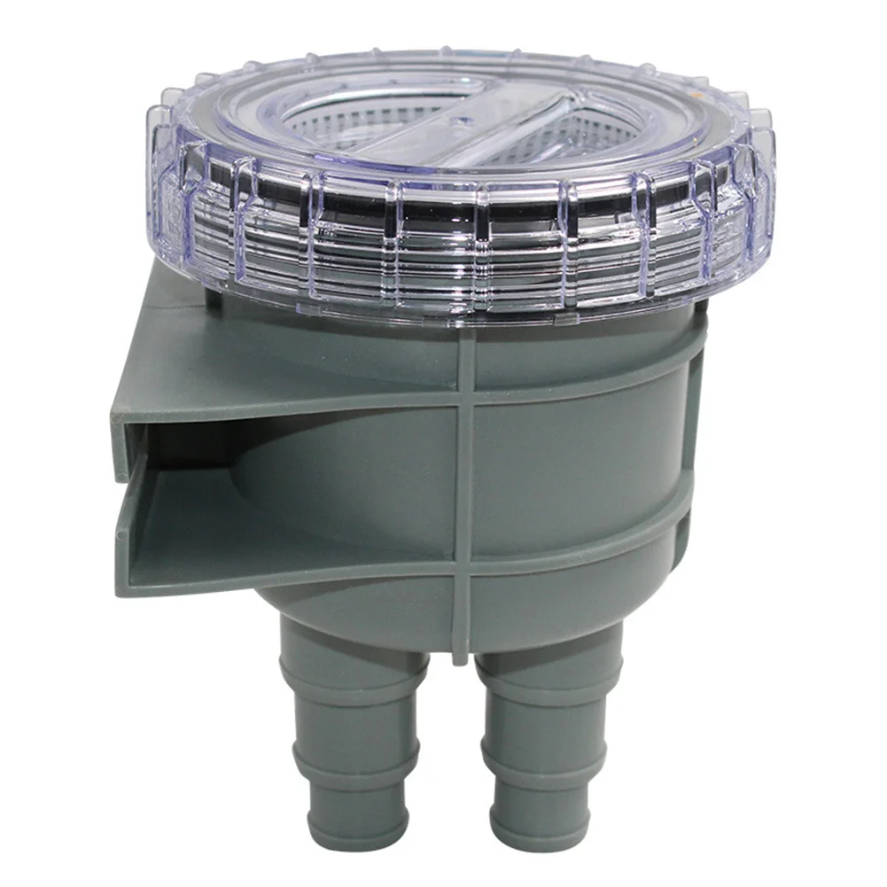 

Strainer Easy Install Boat Intake Multi-interface Rafting Accessories Drain Pump Durable Cleaner Remove Cover Sea Water Filter