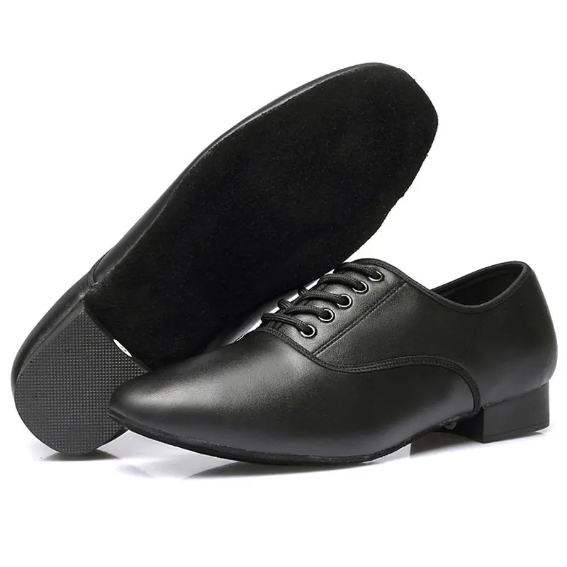 Dance Shoes Men Latin Dance Shoes Genuine Leather Soft Sole Tango Ballroom Modern Dancing Sneakers Man Adult