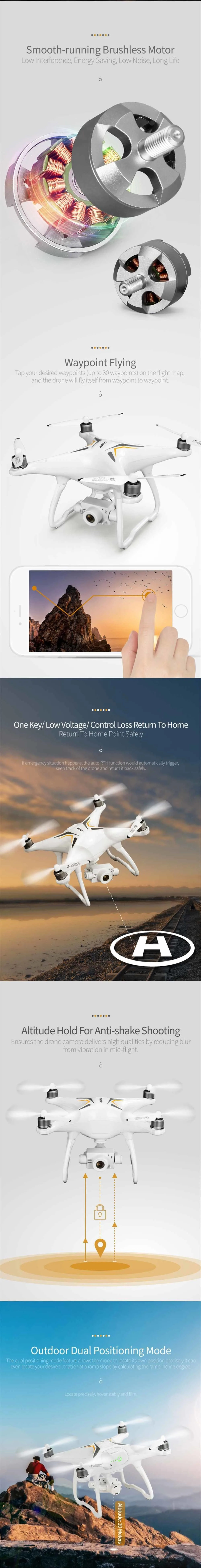 JJRC X6 Aircus 5g Wi-Fi Fpv Двойной Gps 1080p Широкий формат Камера Self-стабилизирующая подвеска режим высоты Rc Дрон Квадрокоптер RTF
