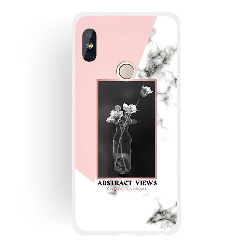 Marble Silicone Phone Case For Xiaomi Redmi 4A 4X 5A 5 Plus 6A Note 4 6 Pro 7 S2 Matte Vase Coque Back Cover Funda | Мобильные