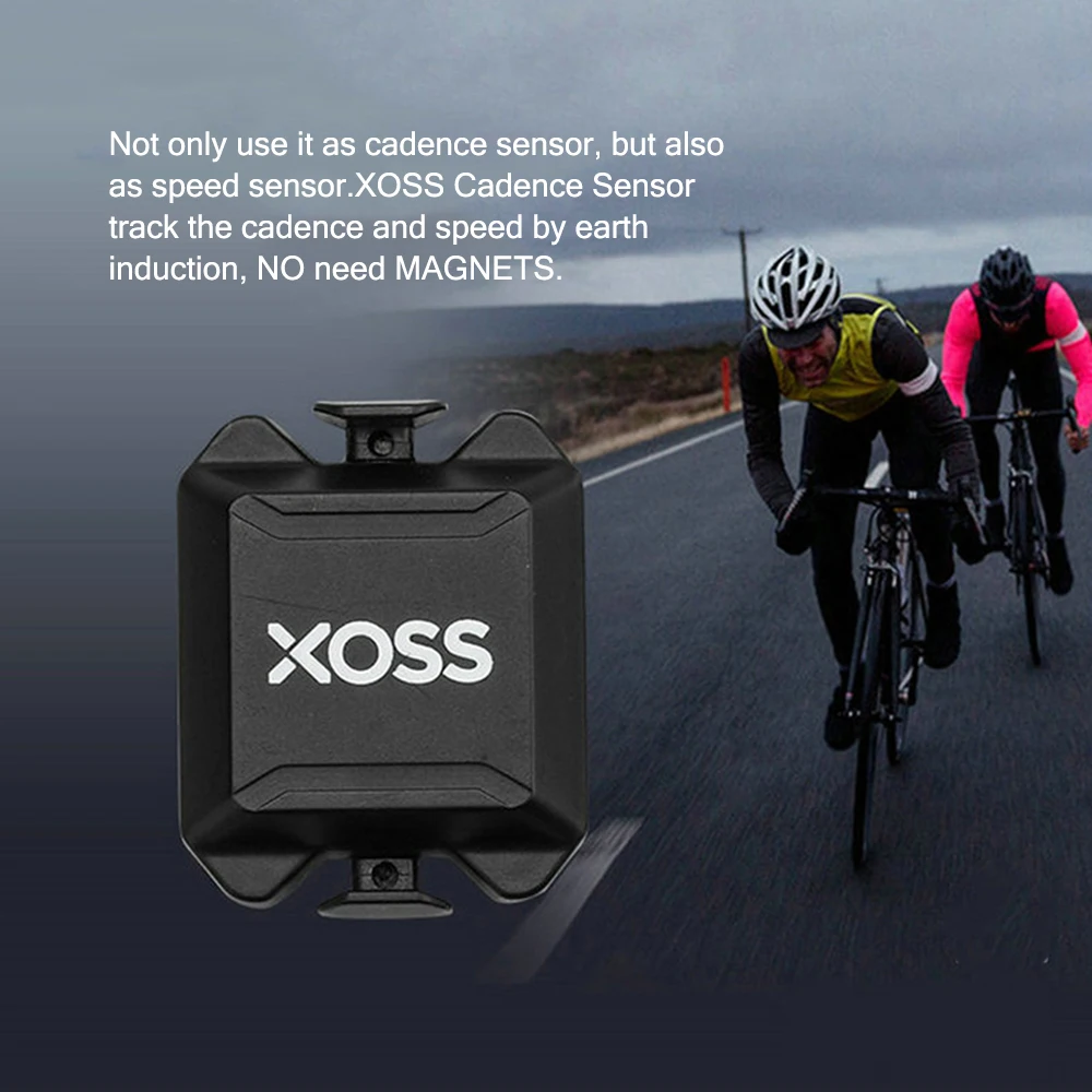 XOSS, велосипедный компьютер, измеритель скорости ANT+, скорость и частота вращения, двойной датчик, подходит для Garmin iGPSPORT Bryton Blutooth 4,0 Strava