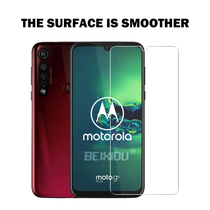 Из 2 предметов полный экран из закаленного стекла для Motorola Moto G8 плюс Экран протектор 2.5D с уровнем твердости 9h закаленное стекло для Moto G8 плюс защитная пленка