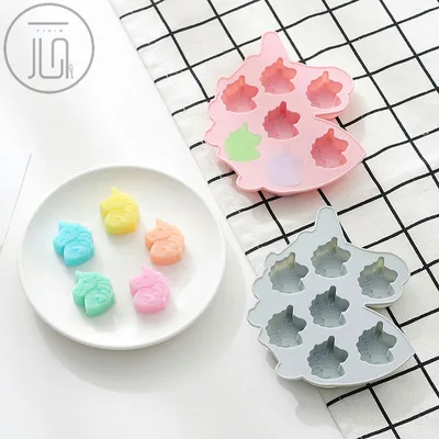 

7 Types Unicorn Pony Shaped Silicone Cake Molds Decorating Tools Bakeware Paper Cups Sweetgo Fondant Kitchen Accessories Sweetg