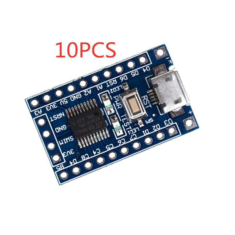 New 10PCS STM8 development board minimum system board core board STM8S103F3P6