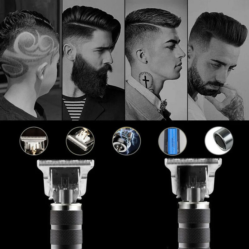 Aparador de Cabelo sem Fio Pro sem Fio Portátil Elétrico Clipper Conjunto Carregamento Sal99 Usb 4 Cheap Acessórios para estilo