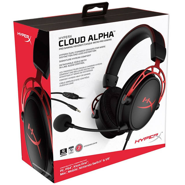 Original Kingston HyperX Cloud Alpha Limited Edition E-Sports Gaming Headset for PC PS4 Xbox Mobile