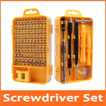

WEEKS 110 in 1 Screwdriver Set Mini Electric Precision Screwdriver Multi Computer PC Mobile Phone Device Repair Hand Home Tools