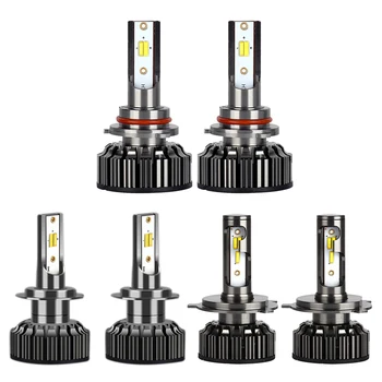 

2Pcs 8000LM H4 H7 9005 9006 Automotive LED Car Headlight Bulb 72W 6500K 4300K 3000K Car Styling Led Automotivo Bulbs