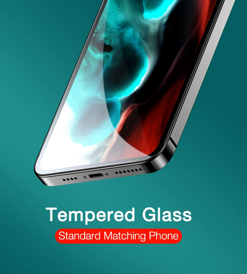 Transparent Tempered Glass Screen Protector Protective Film For iPhone 12 Pro Max 1