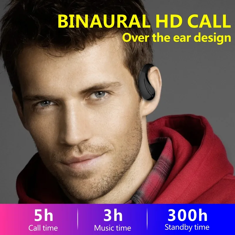 

GDLYL Bluetooth 5.0 Earphone Wireless Earphones Stereo Sport Wireless Headphones Earbuds headset 400 mAh Power For iPhone Xiaomi