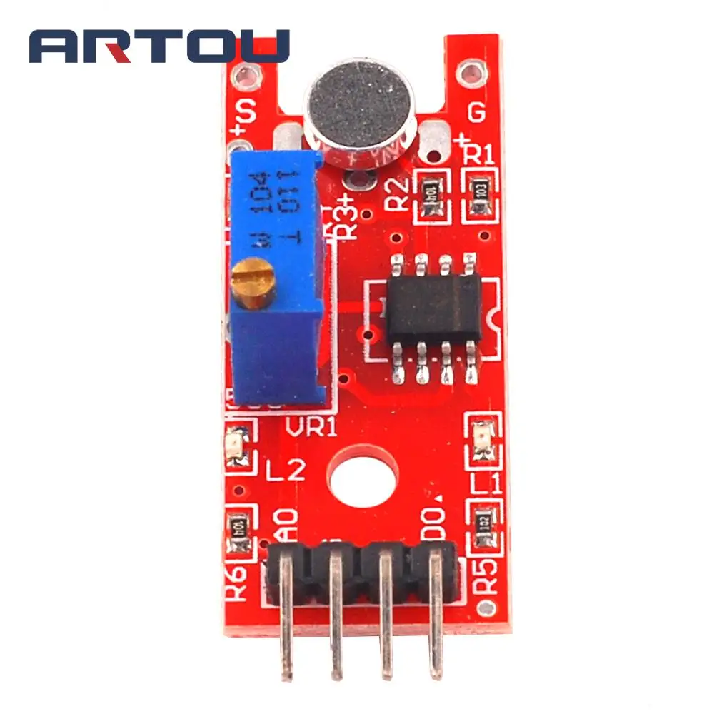 Высокочувствительный звуковой Микрофон Датчик Модуль обнаружения для Arduino AVR PIC KY-038