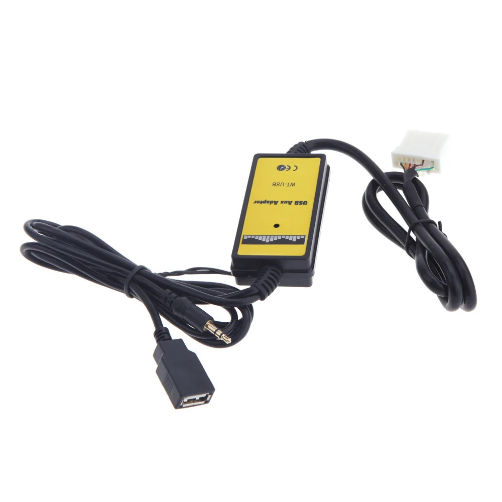 Автомобильный адаптер KKMOON USB 2 0 Aux-in для Mazda 323/3/5/CX7/MX5/MPV/Miata | Автомобили и мотоциклы