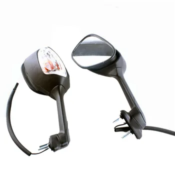 

Motorcycle Rear View Mirror Integrated Turn Signal Light For Suzuki GSXR600/750 2006-2011 GSXR1000 2005-2011 Motor Accessories