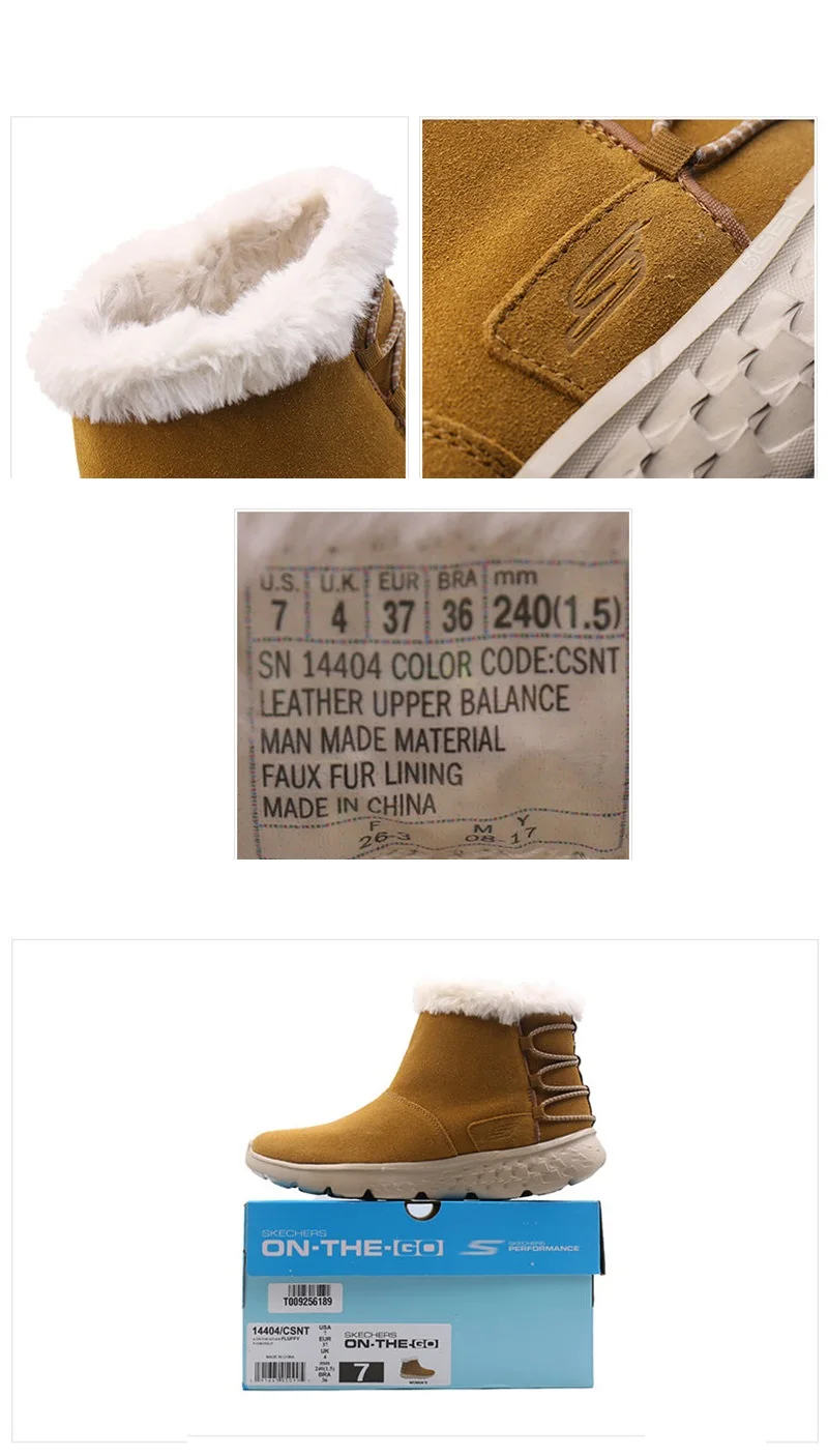 Skechers botas de invierno mujeres cómodas 2019 botas de nieve mujeres  botines calientes zapatos de alta calidad botines femeninos 14404 BKPK|Botas  hasta el tobillo| - AliExpress