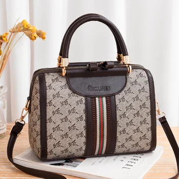 

New Casual Plaid Shoulder Bag Fashion Stitching Wild Messenger Brand Female Totes Crossbody Bags Women Leather Handbags