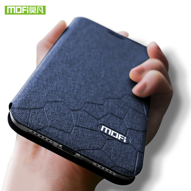 For Xiaomi Mi A2 lite Case Cover Xiomi MiA2 lite Case Silicone Flip Leather Original Mofi 360 hard Shockproof screen protector