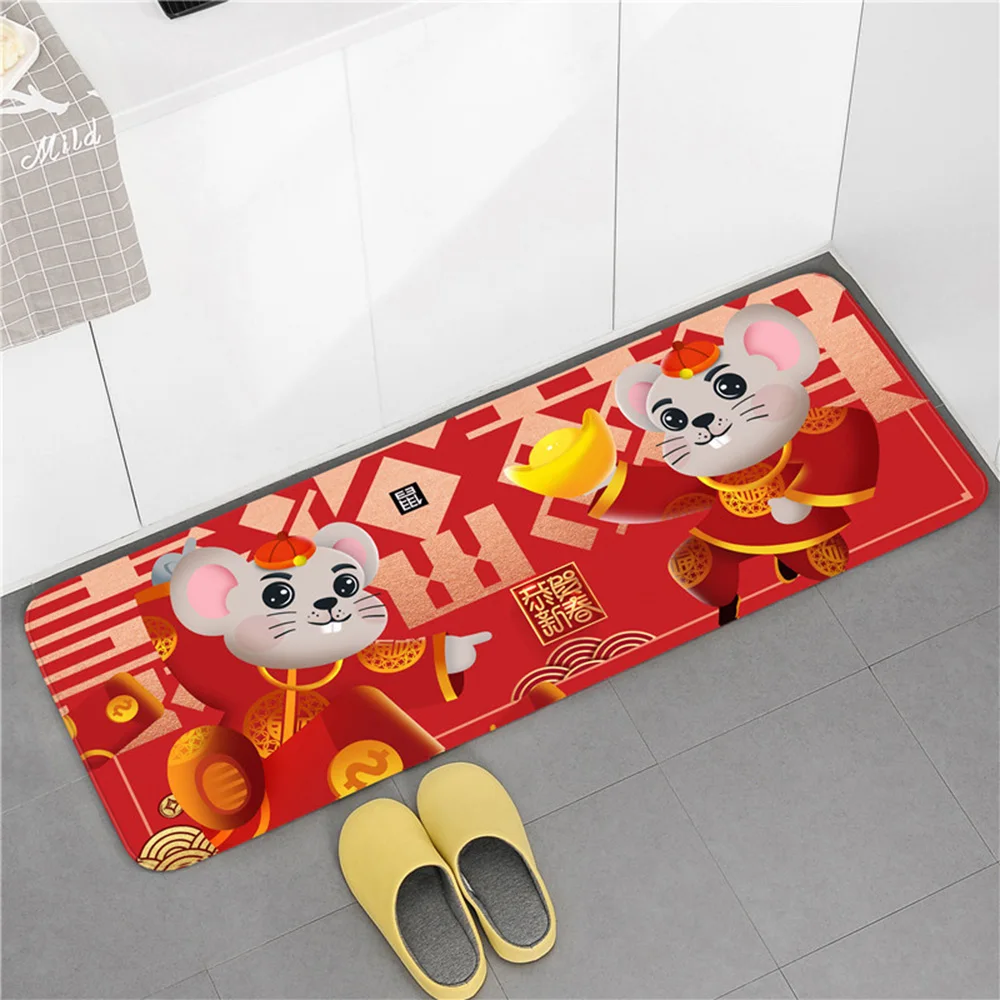 Год, праздник весны, ковер, противоскользящий ковер для детской спальни, гостиной, обуви, коврики, детский игровой коврик Oc28