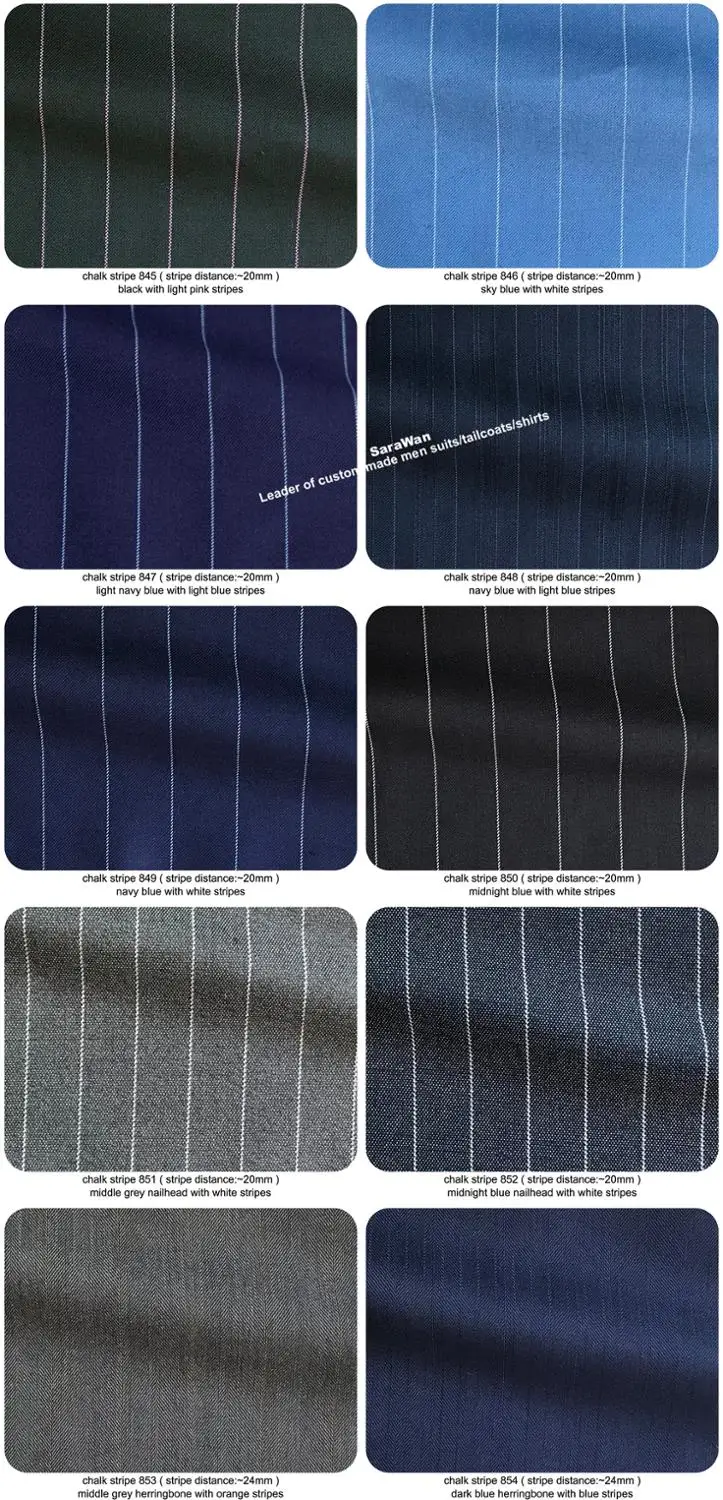 Sharp Dark Grey Chalk Stripe Men Suits Custom Made Striped Suit Chalk-striped Business Suits Wardrobe Essentials 2019