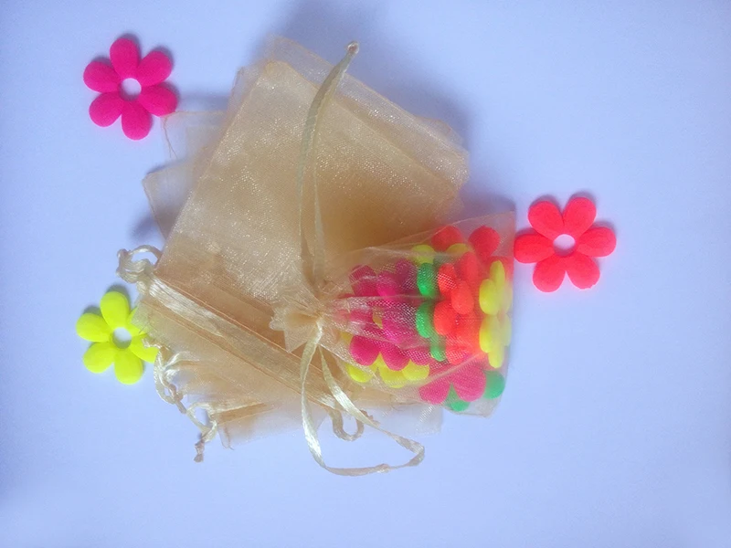 

1000pcs gold organza gift bags 30x40cm party bags for women event wed Drawstring bag Jewelry Display Bag Pouch diy accessories