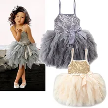 Очаровательное летнее платье принцессы для маленьких девочек кружевное фатиновое платье с бантом торжественное хлопковое детское платье для девочек на свадьбу