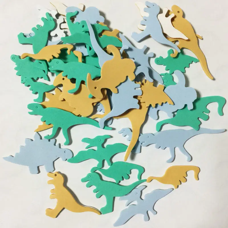 1 упаковка/партия. Поролоновые наклейки в виде божьей коровки с листьями весенние пасхальные поделки для раннего обучения Развивающие diy игрушки для детской комнаты Креативные украшения - Цвет: 40PCS dinosaur