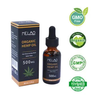 

2019 NEW 30ML Premium Strength Hemp Extract Oil 500mg Organic Herbal Drops Improve Sleep Relief Pain Cannabis