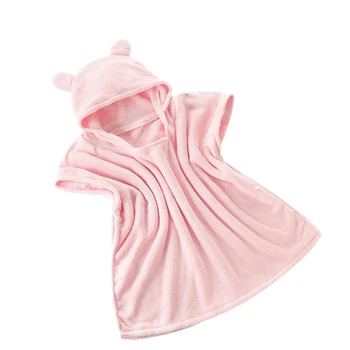 

Baby Hooded Bath Towel Microfiber Super Absorbent Thickening Baby Bathrobe Boys and Girls Super Soft Bath Towel Cape